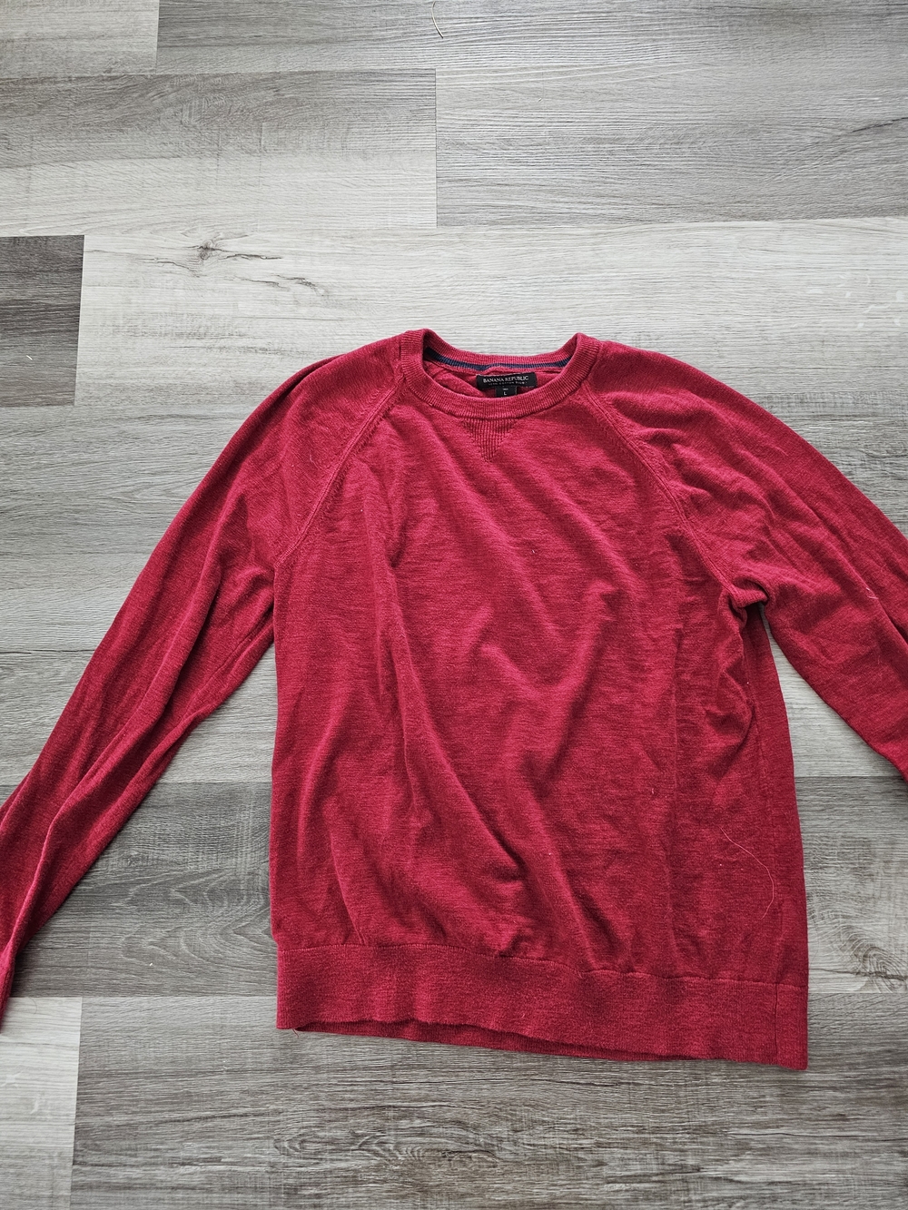 Banana Republic Red Crewneck Sweater